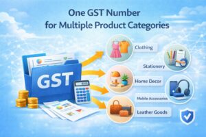 GST and trademark rules for online selling and multiple product categories in India